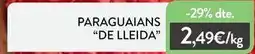 Plusfresc Paraguaians de lleida oferta