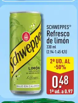 ALDI SCHWEPPES Refresco de limón oferta