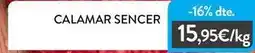 Plusfresc Calamar sencer oferta