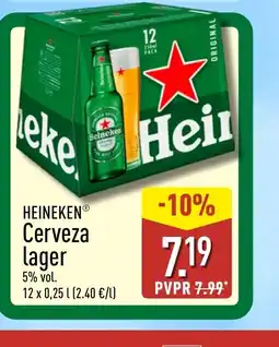 ALDI HEINEKEN Cerveza lager oferta