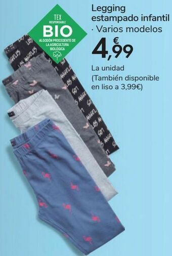 Carrefour Legging estampado infantil oferta
