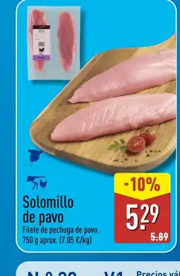 ALDI Solomillo de pavo oferta
