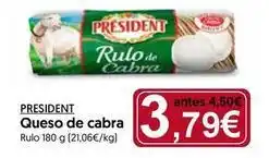 Hiper Usera Président - queso de cabra oferta