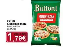 Hiper Usera Buitoni - masa mini pizza oferta