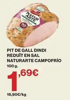 Hipercor Natur - pit de gall dindi reduit en sal oferta
