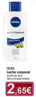 Hiper Usera Nivea - leche corporal oferta