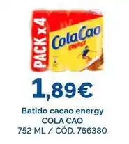 Dialsur Cash & Carry Cola cao - batido cacao energy oferta