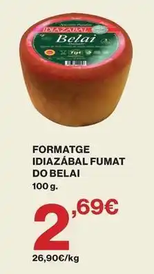 Hipercor Queso idiazábal fumat do belai oferta