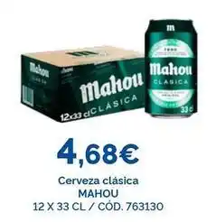 Dialsur Cash & Carry Mahou - cerveza clasica oferta