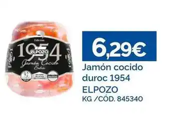 Elpozo - jamon cocido duroc 1954
