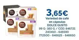 Dialsur Cash & Carry Dolce gusto - variedad de café en cápsulas oferta