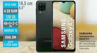 Samsung smartphone libre galaxy a12