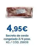 Secreto de cerdo congelado