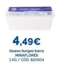 Dialsur Cash & Carry Miraflores - queso burgos barra oferta