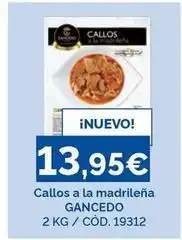 Dialsur Cash & Carry Gancedo - callos a la madrileña oferta