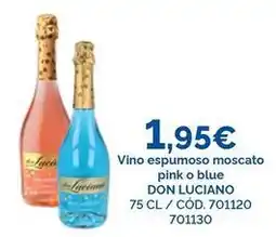 Dialsur Cash & Carry Don luciano - vino espumoso moscato pink o blue oferta