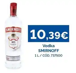 Dialsur Cash & Carry Smirnoff - vodka oferta