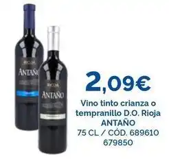 Dialsur Cash & Carry De antaño - vino tinto crianza o tempranillo d.o. rioja oferta