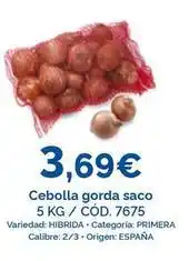 Dialsur Cash & Carry Origen - cebolla gorda saco oferta