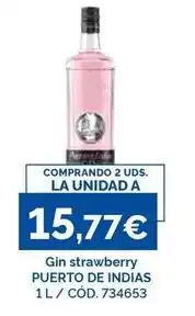 Dialsur Cash & Carry Puerto de indias - gin strawberry oferta