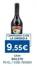 Dialsur Cash & Carry Baileys - licor oferta