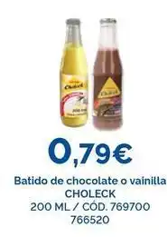 Dialsur Cash & Carry Choleck - batido de chocolate o vainilla oferta
