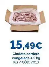 Dialsur Cash & Carry Chuleta cordero congelada oferta