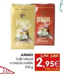 Dicost Jurado - cafe natural o mezcla molido oferta