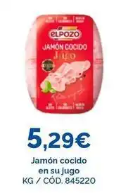 Dialsur Cash & Carry Elpozo - jamón cocido en su jugo oferta