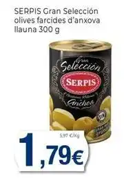 Keisy Serpis - gran seleccion olives farcides d'anxova oferta