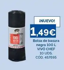 Dialsur Cash & Carry Vivo cheff - chef bolsa de basura negra oferta