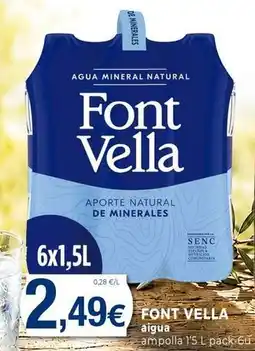 Keisy Font vella - agua oferta