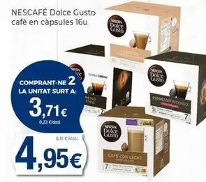 Nescafé - dolce gusto cafe en capsules
