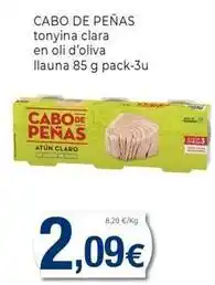 Keisy Cabo de peñas - tonyina clara en oli d'oliva llauna oferta