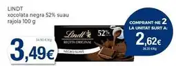 Keisy Lindt - xocolata negra 52% suau oferta
