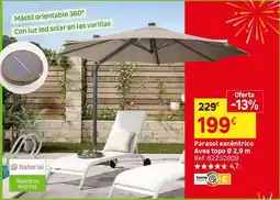 Leroy Merlin Solar - parasol excentrico aves topo oferta