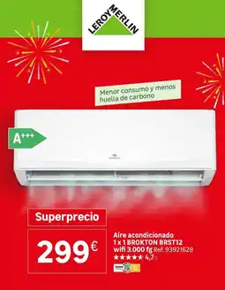 Leroy Merlin Leroy - aire acondicionado 1x18 bbst12 oferta