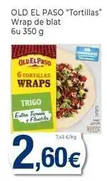 Keisy Old el paso - tortillas wrap de blat oferta