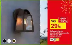 Leroy Merlin Apilable exterior aluminia keisey marron oferta