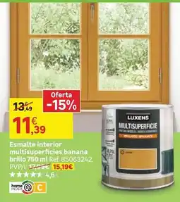 Leroy Merlin Luxens - esmalte interior multisuperficies banana oferta