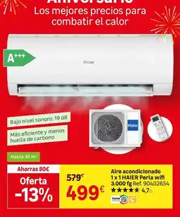 Leroy Merlin Haier - aire acondicionado 1x 1haer perla vifil oferta