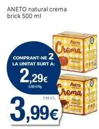 Keisy Aneto - natural crema oferta