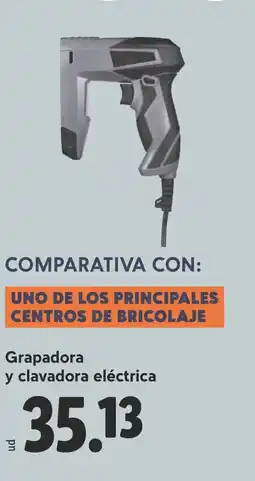 Lidl Grapadora y clavadora eléctrica oferta