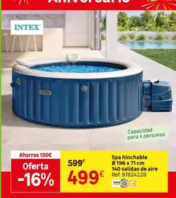 Leroy Merlin Intex - spa hinchable ø196 x 71 cm oferta
