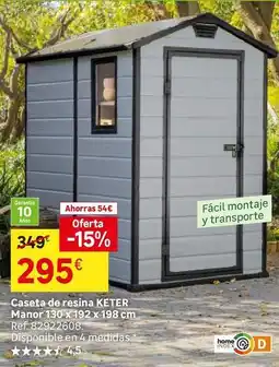 Leroy Merlin Keter - caseta de resina manor oferta