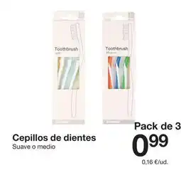 Zeeman Soft - cepillos de dientes oferta
