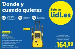 Lidl KÄRCHER Hidrolimpiadora oferta