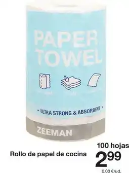 Zeeman Strong - rollo de papel de cocina oferta