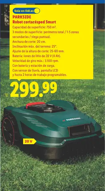 PARKSIDE Robot cortacésped Smart