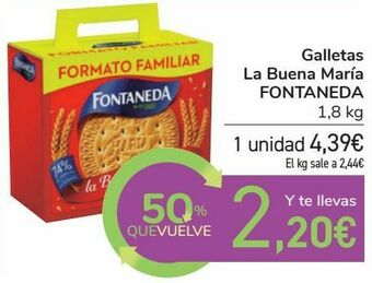 Carrefour Galletas la buena maría fontaneda oferta
